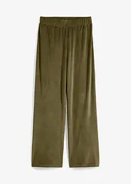 Pantaloni in jersey con effetto velluto a coste, bonprix