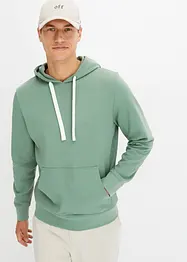 Felpa con cappuccio in puro cotone, bonprix