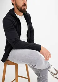 Pantaloni in velluto elasticizzato dal taglio comfort, slim fit, bonprix