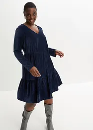 Miniabito in velluto elasticizzato, bonprix