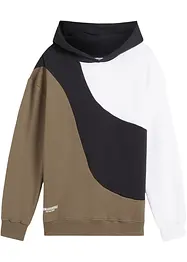 Felpa con cappuccio in puro cotone, bonprix