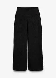 Pantaloni in maglia a trecce, bonprix