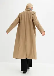 Cappotto doppiopetto in simil lana, bonprix