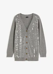 Cardigan con paillettes, bonprix