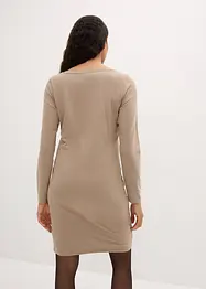 Abito di jersey con scollatura a V (pacco da 2), bonprix