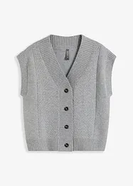 Gilet in maglia a trecce, bonprix