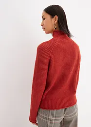 Maglione con collo dritto, bonprix