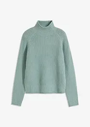 Maglione con collo dritto, bonprix