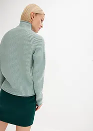 Maglione con collo dritto, bonprix