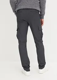 Pantaloni cargo in flanella con pinces regular fit, straight, bonprix