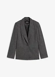 Blazer in misto lana a spina di pesce, bonprix