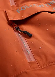 Giacca tecnica impermeabile da infilare con fodera in pile, bonprix