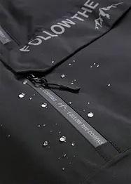 Giacca tecnica impermeabile da infilare con fodera in pile, bonprix