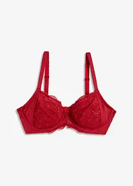 Reggiseno minimizer con ferretto e materiale lucido, bonprix