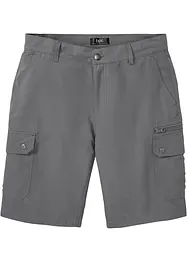 Bermuda cargo in microfibra con taglio comfort in poliestere riciclato, regular fit, bonprix