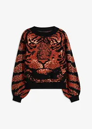 Maglione con tigre, bonprix