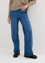 Jeans con cinta comoda flared, a vita alta, bonprix