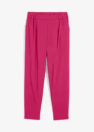 Pantaloni cropped a carota con cinta comoda, bonprix