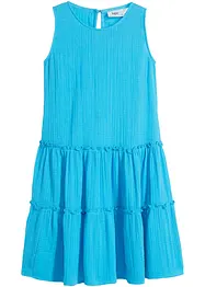 Abito midi in mussola vaporosa, bonprix