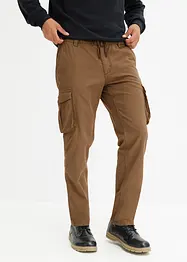 Pantaloni cargo regular fit in puro cotone, straight, bonprix