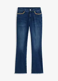 Jeans con catenine decorative, bonprix