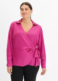 Blusa in satin, bonprix