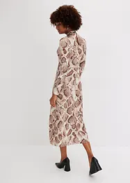 Abito di jersey con collo dritto e cut-out alla scollatura, bonprix