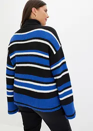 Maglione a collo alto a righe, bonprix