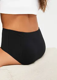 Culotte mestruale ad assorbenza media con cotone biologico (pacco da 2), bonprix