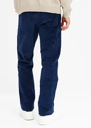 Pantaloni termici in velluto a coste con fodera in flanella relaxed fit, straight, bonprix