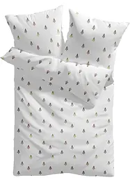 Biancheria da letto con alberi di Natale, bonprix
