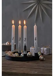 Candele con numeri 1-4 (pacco da 4), bonprix