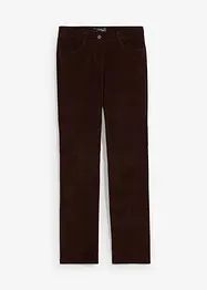 Pantaloni di velluto a coste elasticizzati, straight, bonprix