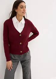 Cardigan a coste, bonprix