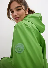 Giacca impermeabile con fodera effetto peluche, bonprix