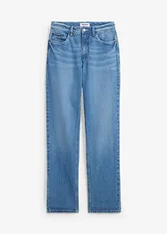 Jeans straight, a vita alta, bonprix