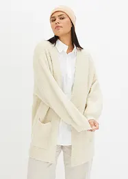 Cardigan oversize in bouclé, bonprix