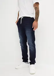 Jeans in felpa con elastico in vita regular fit, straight, bonprix