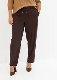 Pantaloni in similpelle scamosciata, bonprix