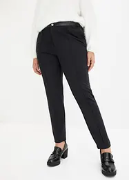 Leggings in jersey consistente con dettagli in similpelle, bonprix