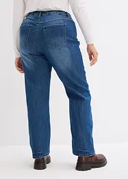 Jeans con cinta comoda straight, a vita alta, bonprix