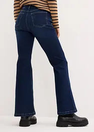 Jeans flared con cinta comoda, a vita alta, bonprix