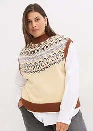 Gilet in maglia norvegese, bonprix