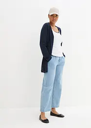 Cardigan in puro cotone fiammato, bonprix