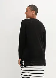 Cardigan in puro cotone fiammato, bonprix