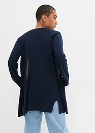 Cardigan in puro cotone fiammato, bonprix