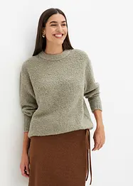 Maglione oversize in bouclé, bonprix