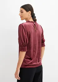 Maglia in velluto morbido, bonprix