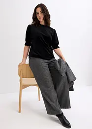 Maglia in velluto morbido, bonprix