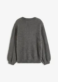 Maglione oversize con scollatura profonda al dorso, bonprix